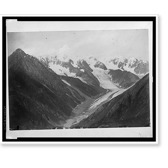 Historic Print, Kartoumski Alps from the crest of the White Berel Mts., 18" x 24"