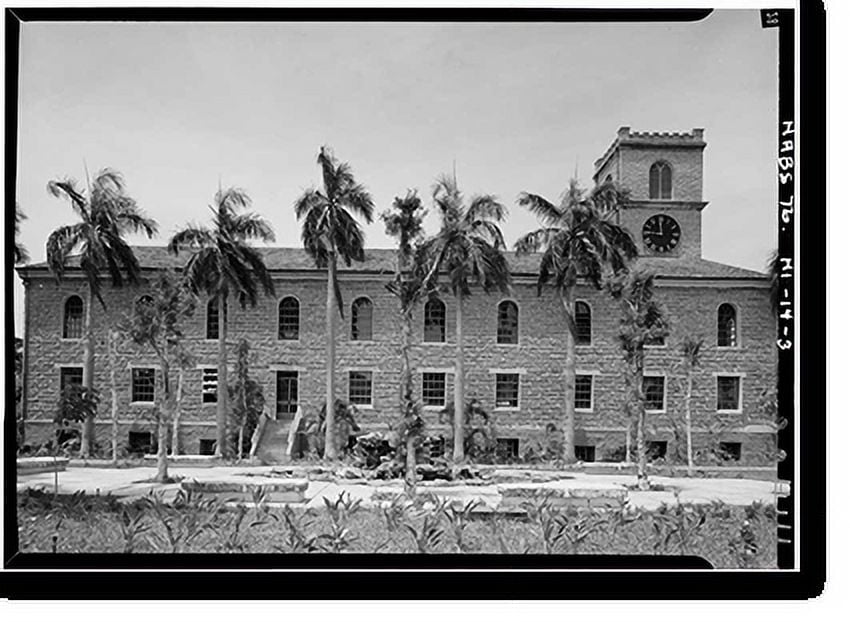 Historic Print, Kawaiahao Church, Punchbowl & King Streets, Honolulu