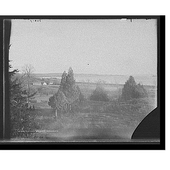 Historic Print, Keeler's [i.e. Keeler] Bay, Lake Champlain - 2, 18" x 24"