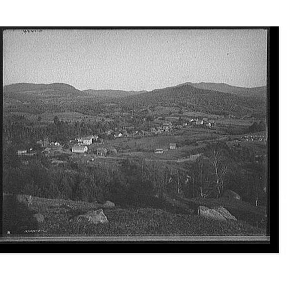 Historic Print, [Keene Valley, Keene Center & Hurricane Mount, Adirondack Mtns., N.Y.] - 2, 18" x 24"