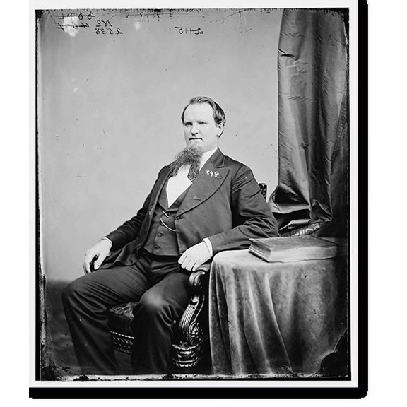 Historic Print, Keifer Hon. J. Warren of Ohio 46th Cong., 18" x 24"