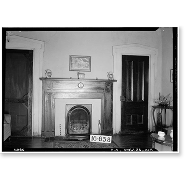 Historic Print, Kelly Fitzpatrick House, Autauga Street, Wetumpka