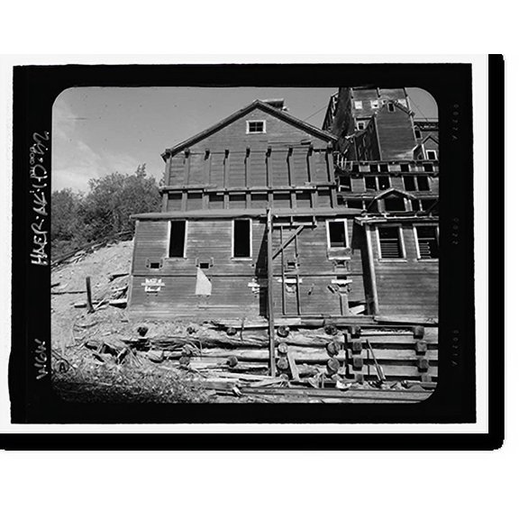 Historic Print, Kennecott Copper Corporation, Concentration Mill, On Copper River & Northwestern Railroad, Kennicott, Valdez-Cordova Census Area, AK - 39, 16" x 20"
