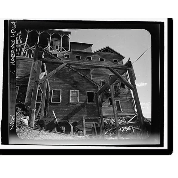 Historic Print, Kennecott Copper Corporation, Concentration Mill, On Copper River & Northwestern Railroad, Kennicott, Valdez-Cordova Census Area, AK - 51, 16" x 20"