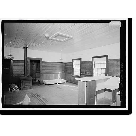 Historic Print, Kennecott Copper Corporation, Old School Building, On Copper River & Northwestern Railroad, Kennicott, Copper River Census Area, AK - 4, 16" x 20"