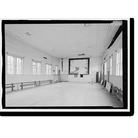 Historic Print, Kennecott Copper Corporation, Recreation Hall, On Copper River & Northwestern Railroad, Kennicott, Copper River Census Area, AK - 3, 18" x 24"