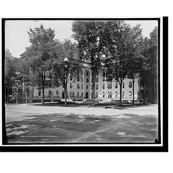 Historic Print, Kensington Hotel, Saratoga, N.Y., 18" x 24"