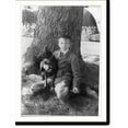 thumbnail image 1 of Historic Print, Kermit Roosevelt and Jack, the dog, 18" x 24", 1 of 3