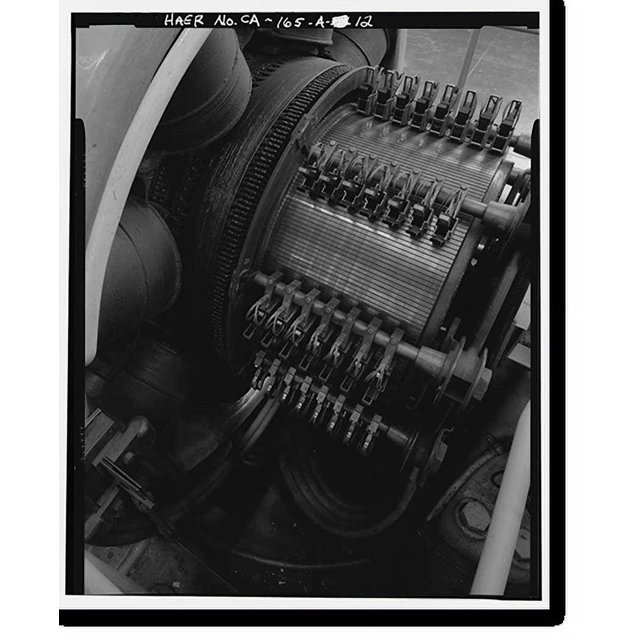 Historic Print, Kern County No. 1 Hydroelectric System, Powerhouse