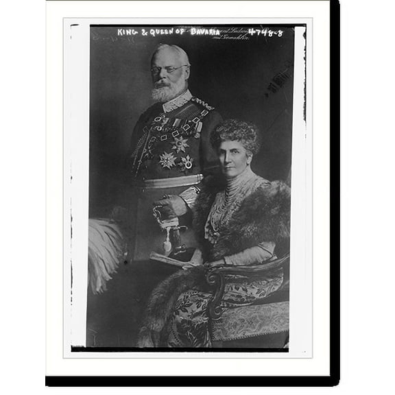 Historic Print, King & Queen, Bavaria, 18" x 24"