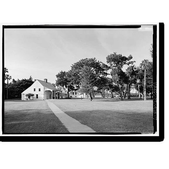 Historic Print, Kingsley Plantation, 11676 Palmetto Avenue, Jacksonville, Duval County, FL - 5, 16" x 20"