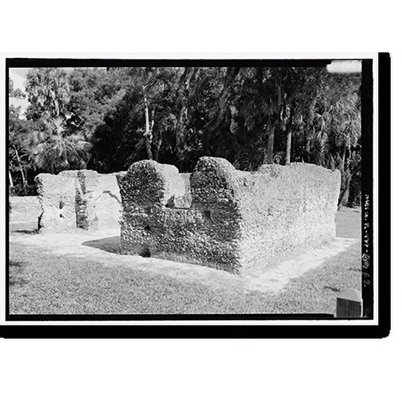 Historic Print, Kingsley Plantation, 11676 Palmetto Avenue, Jacksonville, Duval County, FL - 62, 18" x 24"
