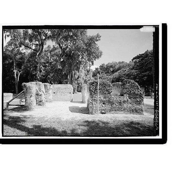 Historic Print, Kingsley Plantation, 11676 Palmetto Avenue, Jacksonville, Duval County, FL - 63, 16" x 20"