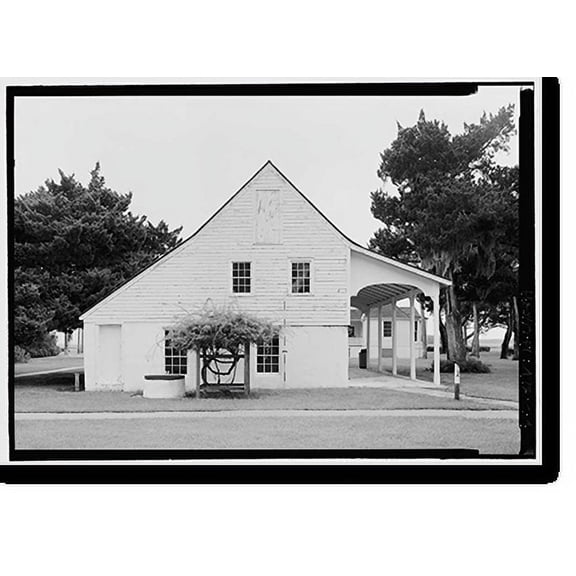 Historic Print, Kingsley Plantation, Kitchen, 11676 Palmetto Avenue, Jacksonville, Duval County, FL - 4, 18" x 24"