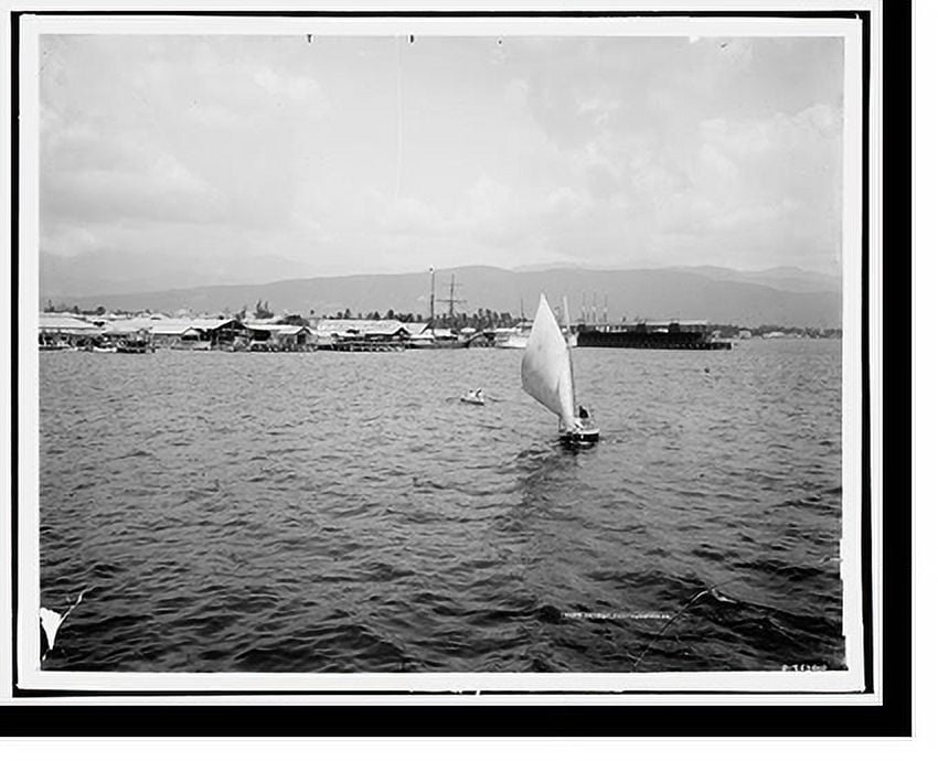 Historic Print, Kingston, Jamaica, W.I., 16" x 20"