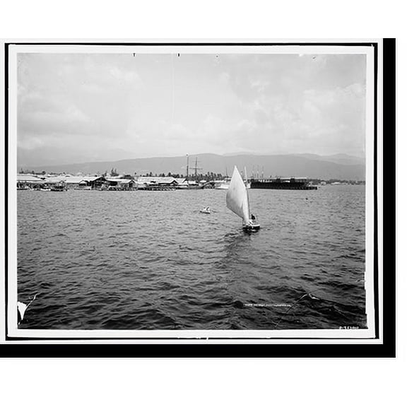 Historic Print, Kingston, Jamaica, W.I., 18" x 24"