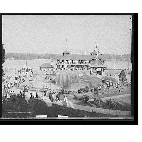 Historic Print, Kingston Point Park, Kingston, N.Y., 18" x 24"