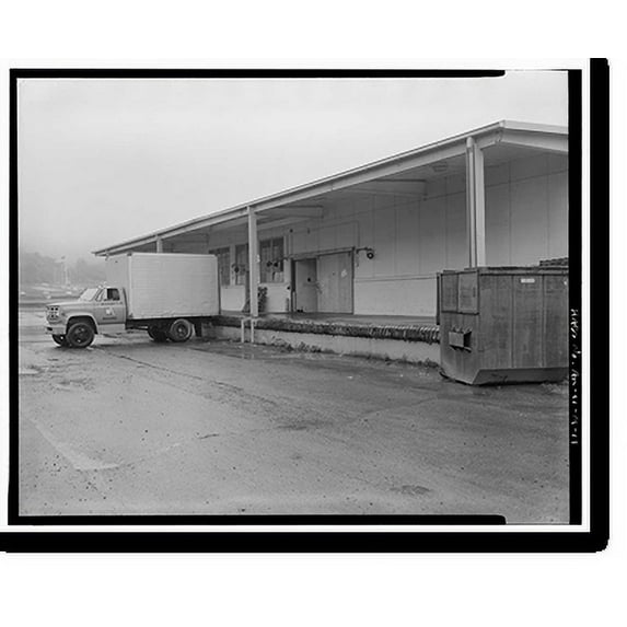 Historic Print, Kodiak Naval Operating Base, Commissary & Cold Storage, U.S. Coast Guard Station, Kodiak, Kodiak Island Borough, AK - 14, 16" x 20"