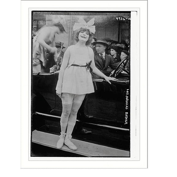 Historic Print, L.A. bather, 16" x 20"