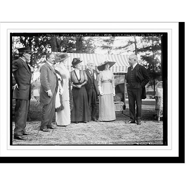 Historic Print, L.L. Bonheur; Mrs. Chochran; G. Staus & wife; Mrs. T