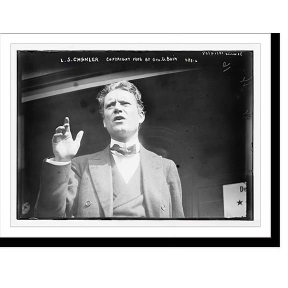 Historic Print, L.S. Chandler, speaking, Sag Harbor - 2, 16" x 20"