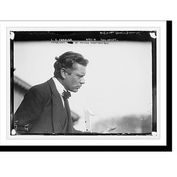 Historic Print, L.S. Chandler, speaking at Sag Harbor, 16" x 20"