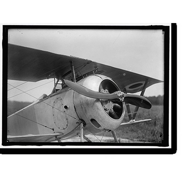 Historic Print, LANGLEY FIELD, VA. FRENCH NIEUPORT PLANE, TYPE 17, WITH
