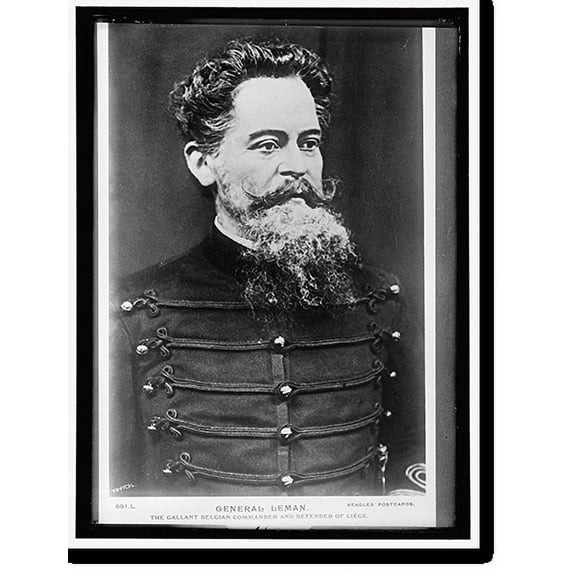 Historic Print, LEMAN, GENERAL. OF BELGIUM, 18" x 24"