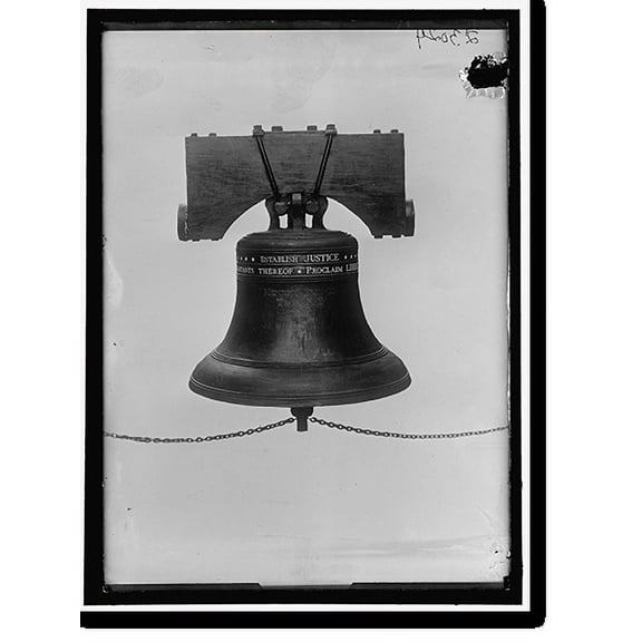 Historic Print, LIBERTY LOANS. LIBERTY BELL, REPLICA - 7, 18" x 24"