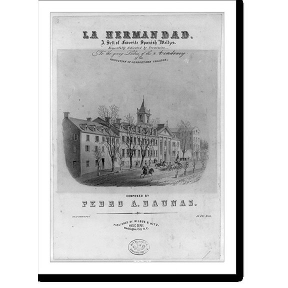 Historic Print, La Hermandad. A set of favorite Spanish waltzes, 18" x 24"