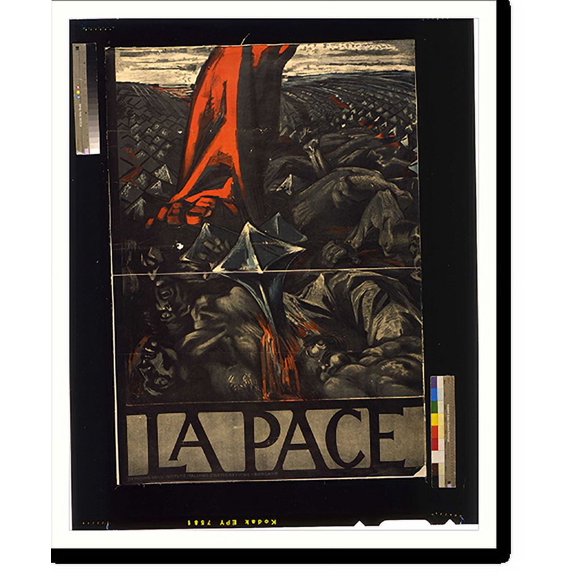 Historic Print, La Pace Tedesca, 16" x 20"