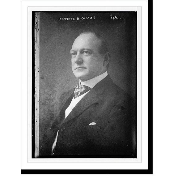 Historic Print, LaFayette, B. Gleason, portrait bust, 16" x 20"