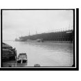 Historic Print, Lackawanna coal chutes, Buffalo, 16" x 20"
