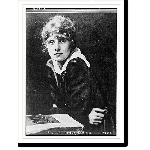 Historic Print, Lady June Butler-Charlton, 18" x 24"