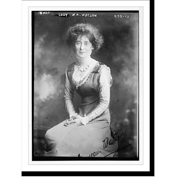 Historic Print, Lady Wm. Watson, 16" x 20"