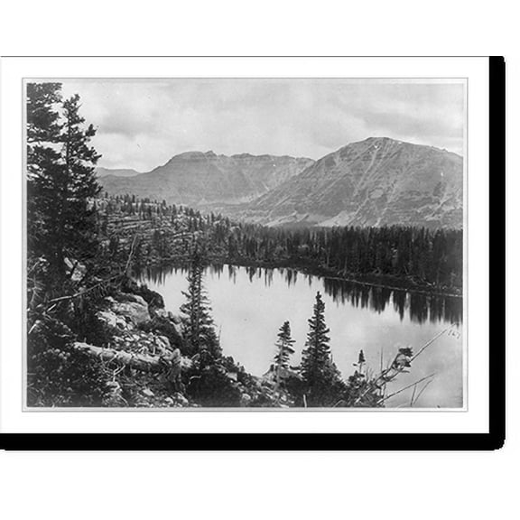 Historic Print, Lake Lal, Uinta Mts., 16" x 20"