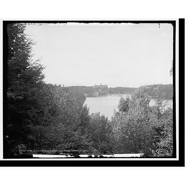 Historic Print, Lake Minnewaska, N.Y., from Millbrook Mountain Road 2