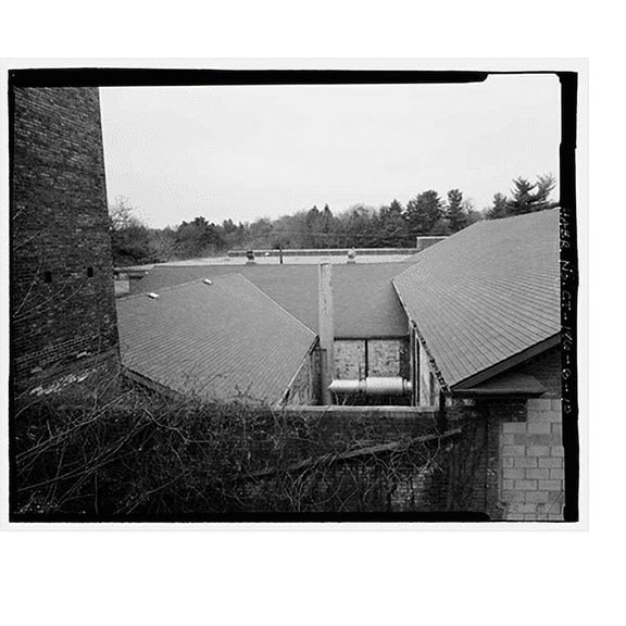 Historic Print, Lake Whitney Water Filtration Plant, Armory Street Pumphouse, North side of Armory Street between Edgehill Road & Whitney Avenue, Hamden, New Haven County, CT - 10, 16" x 20"
