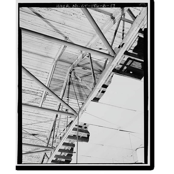 Historic Print, Lake Whitney Water Filtration Plant, Armory Street Pumphouse, North side of Armory Street between Edgehill Road & Whitney Avenue, Hamden, New Haven County, CT - 17, 16" x 20"