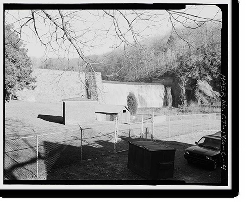 Historic Print, Lake Whitney Water Filtration Plant, Lake Whitney Dam