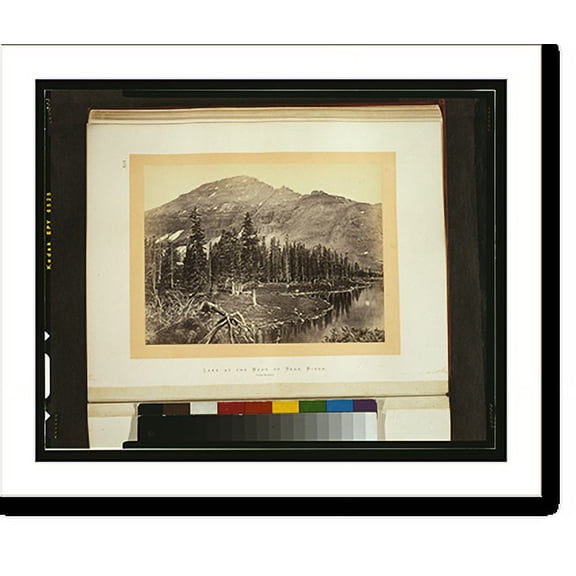 Historic Print, Lake at the head of Bear River - Uintah Mountains, 18" x 24"