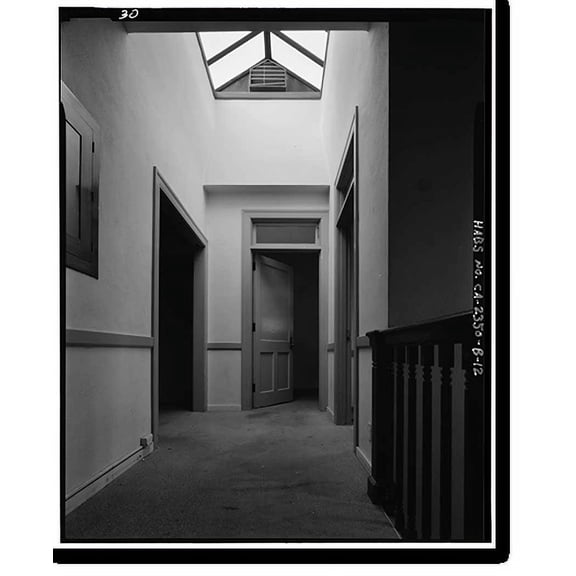 Historic Print, Lancaster County Center, Memorial Hall & Courthouse/Library, 4845 Cedar Avenue, Lancaster, Los Angeles County, CA - 12, 16" x 20"