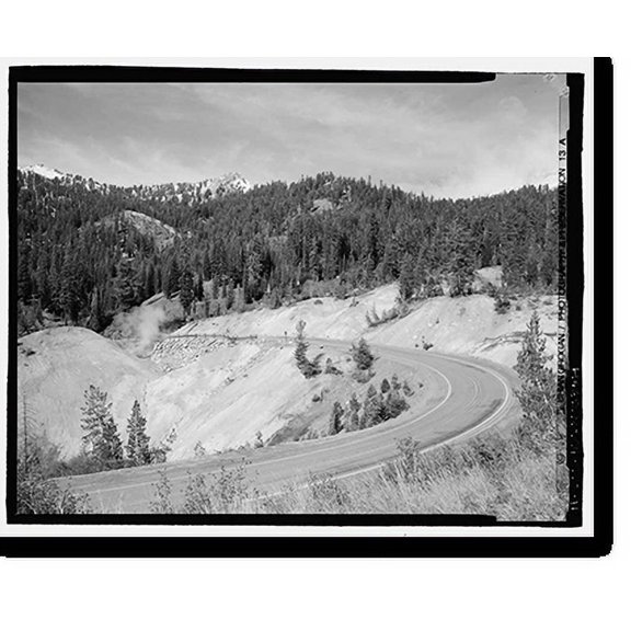 Historic Print, Lassen Park Road, Mineral, Tehama County, CA - 11, 18" x 24"