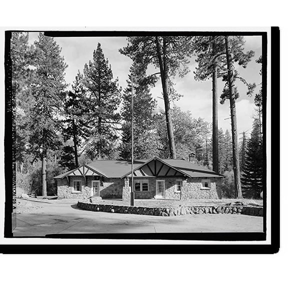 Historic Print, Lassen Park Road, Mineral, Tehama County, CA - 21, 16" x 20"