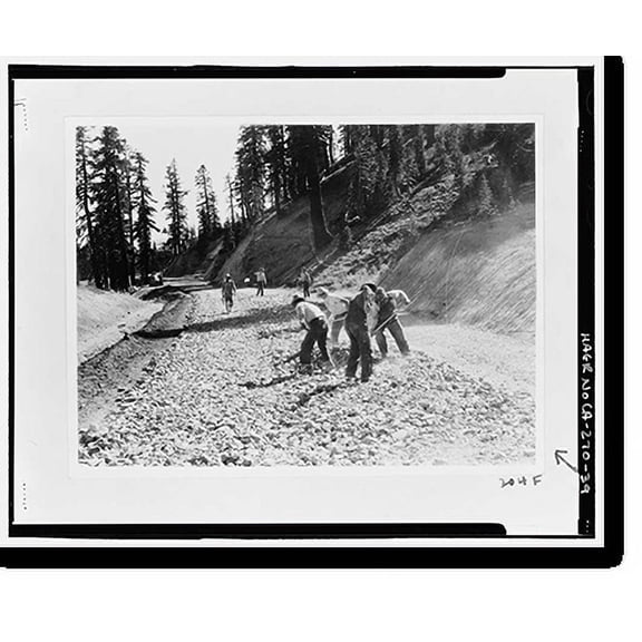Historic Print, Lassen Park Road, Mineral, Tehama County, CA - 39, 16" x 20"
