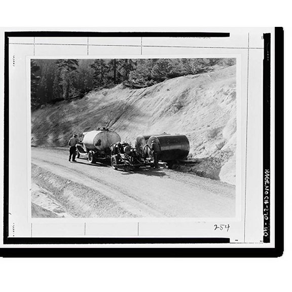 Historic Print, Lassen Park Road, Mineral, Tehama County, CA - 40, 16" x 20"