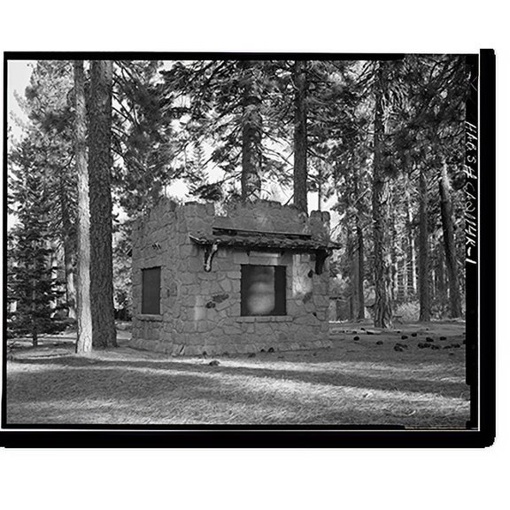 Historic Print, Lassen Volcanic National Park, Loomis Seismograph Station, Mineral vicinity, Tehama County, CA, 18" x 24"