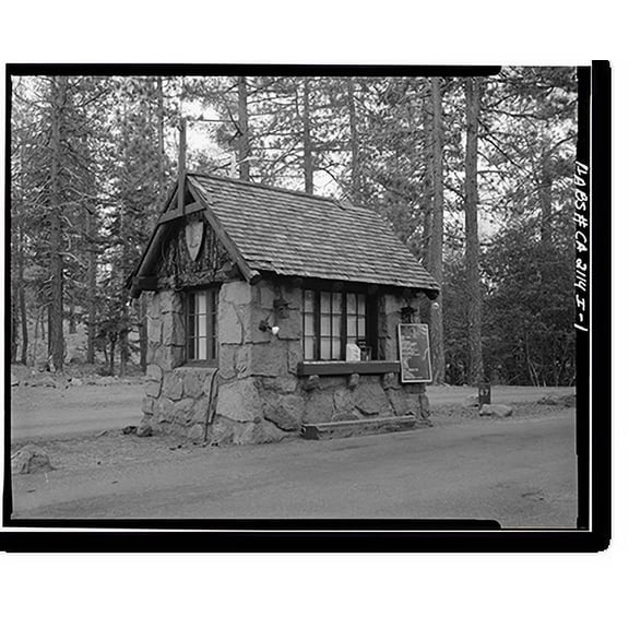 Historic Print, Lassen Volcanic National Park, Manzanita Kiosk, Mineral vicinity, Tehama County, CA, 16" x 20"
