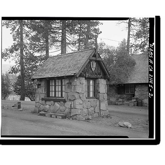 Historic Print, Lassen Volcanic National Park, Manzanita Kiosk, Mineral vicinity, Tehama County, CA - 2, 16" x 20"