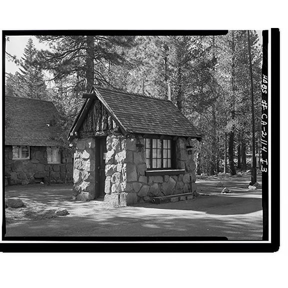 Historic Print, Lassen Volcanic National Park, Manzanita Kiosk, Mineral vicinity, Tehama County, CA - 3, 16" x 20"